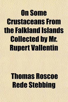 Book cover for On Some Crustaceans from the Falkland Islands Collected by Mr. Rupert Vallentin