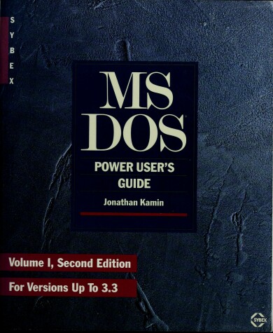 Book cover for M. S.-DOS Power User's Guide