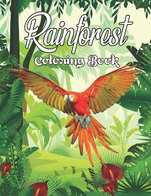 Book cover for Rainforest Coloring Book