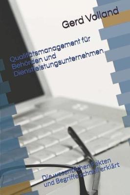 Cover of Qualit tsmanagement f r Beh rden und Dienstleistungsunternehmen