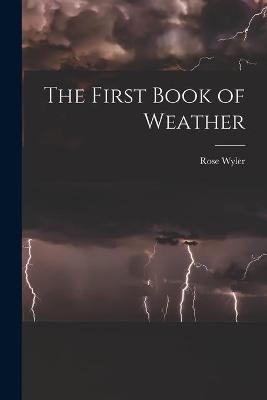 Book cover for The First Book of Weather