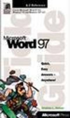 Book cover for Field Guide to Microsoft Word 97 for Windows