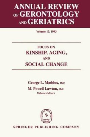 Cover of Focus on Kinship, Aging, and Social Change