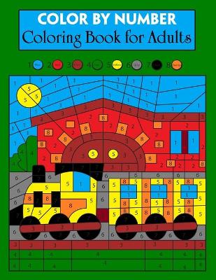 Book cover for Color By Number Coloring Book for Adults