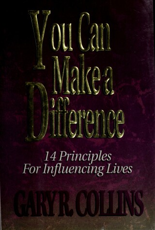 Book cover for You Can Make a Difference