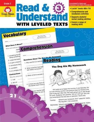 Book cover for Read and Understand with Leveled Texts, Grade 3 Teacher Resource