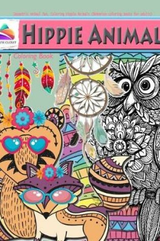 Cover of Hippie Animals Coloring Book