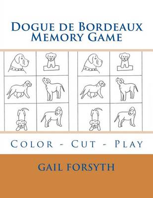 Book cover for Dogue de Bordeaux Memory Game