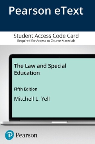 Cover of The Law and Special Education, Pearson eText -- Access Card