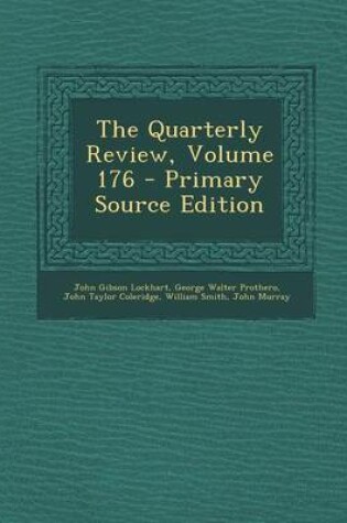 Cover of The Quarterly Review, Volume 176