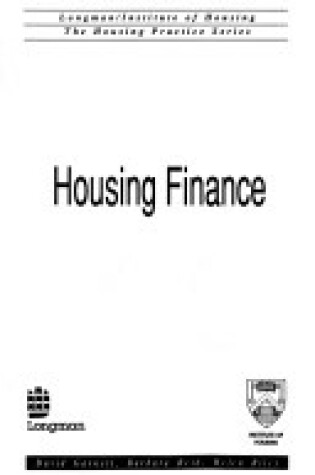 Cover of Housing Finance