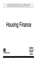 Cover of Housing Finance