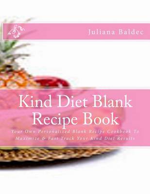 Book cover for Kind Diet Blank Recipe Book