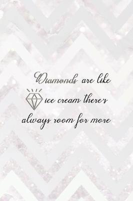 Book cover for Diamonds Are Like Ice Cream There's Always Room For More