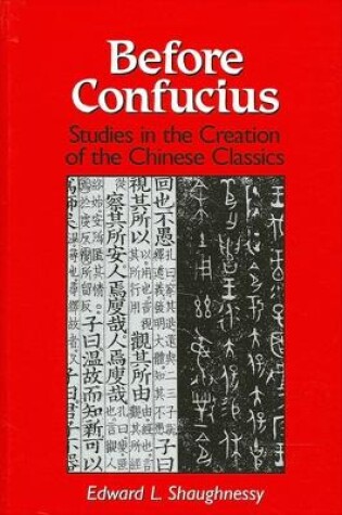 Cover of Before Confucius