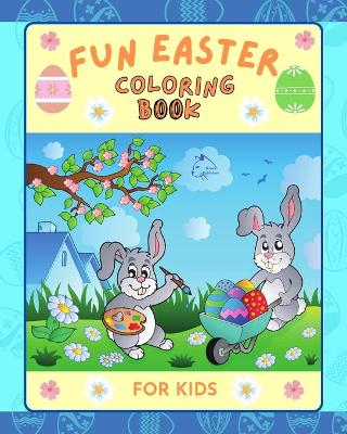 Book cover for Fun Easter Coloring book for kids