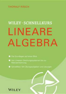 Book cover for Wiley-Schnellkurs Lineare Algebra