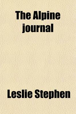 Book cover for The Alpine Journal (Volume 31,