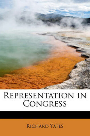 Cover of Representation in Congress