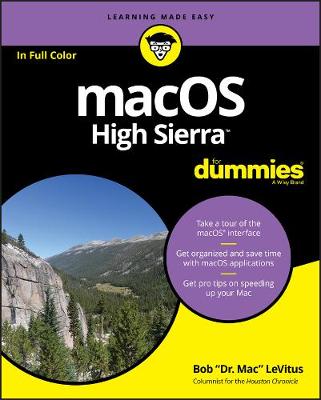 Book cover for macOS High Sierra For Dummies