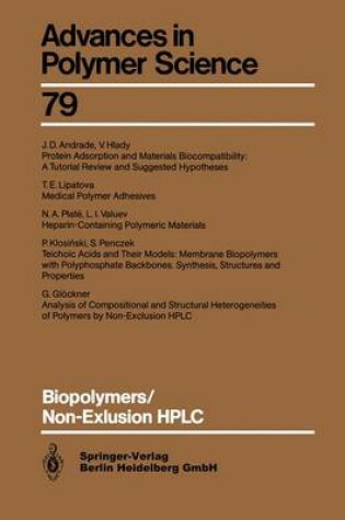 Cover of Biopolymers/Non-Exclusion HPLC