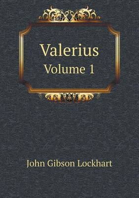 Book cover for Valerius Volume 1