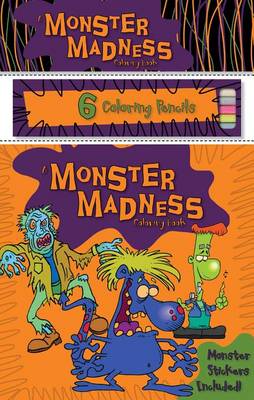 Book cover for Monster Madness Coloring Book