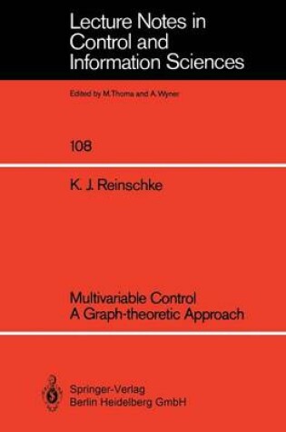 Cover of Multivariable Control a Graph-theoretic Approach