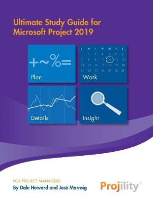 Book cover for Ultimate Study Guide for Microsoft Project 2019