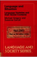 Book cover for Language and Situation
