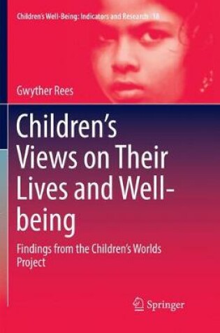 Cover of Children's Views on Their Lives and Well-being