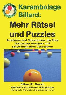 Book cover for Karambolage Billard - Mehr R tsel Und Puzzles
