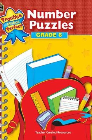 Cover of Number Puzzles Grade 6