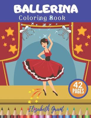 Book cover for Ballerina Coloring Book