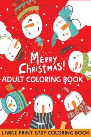 Cover of Merry Christmas Adult Coloring Book