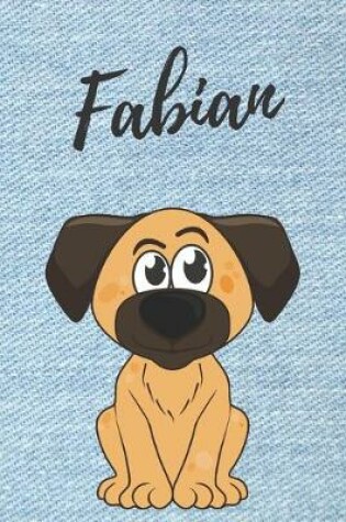 Cover of Fabian Hunde-Notizbuch / Malbuch / Tagebuch