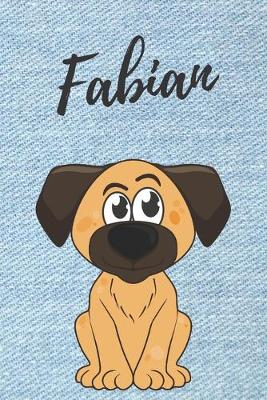 Book cover for Fabian Hunde-Notizbuch / Malbuch / Tagebuch