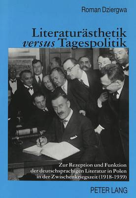 Book cover for Literaturaesthetik Versus Tagespolitik