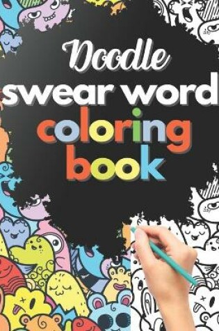 Cover of Doodle swear word coloring book