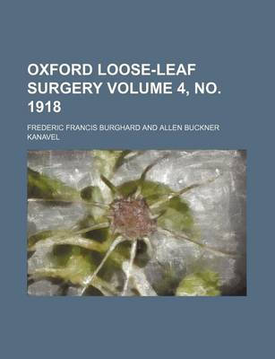 Book cover for Oxford Loose-Leaf Surgery Volume 4, No. 1918