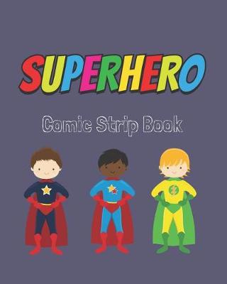 Book cover for Superhero Comic Strip Book