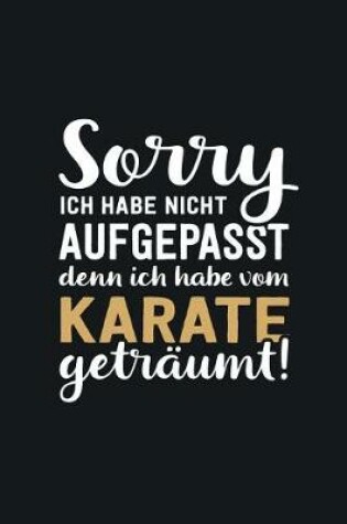 Cover of Ich habe vom Karate getraumt