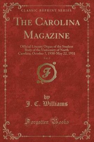 Cover of The Carolina Magazine, Vol. 2