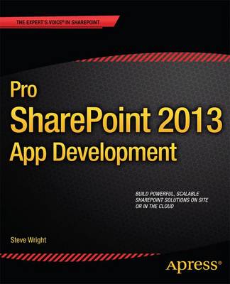 Book cover for Pro SharePoint 2013 App Development