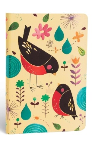 Cover of Mother Robin (Tracy Walker's Animal Friends) Mini Lined Hardcover Journal (Elastic Band Closure)