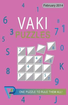 Book cover for Vaki Puzzles February 2014