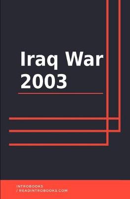 Book cover for Iraq War 2003