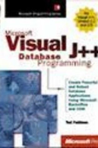 Cover of Ms Visual J++ Database Programming Book/CD Package