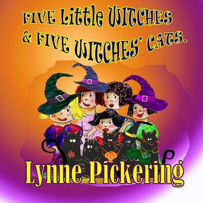 Book cover for Five Little Witches and Five Witches' Cats.