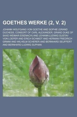 Cover of Goethes Werke (2, V. 2)